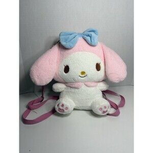 Sanrio Characters My Melody Large Plush Shoulder Backpack Very Clean